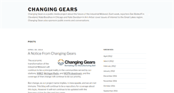 Desktop Screenshot of changinggears.info
